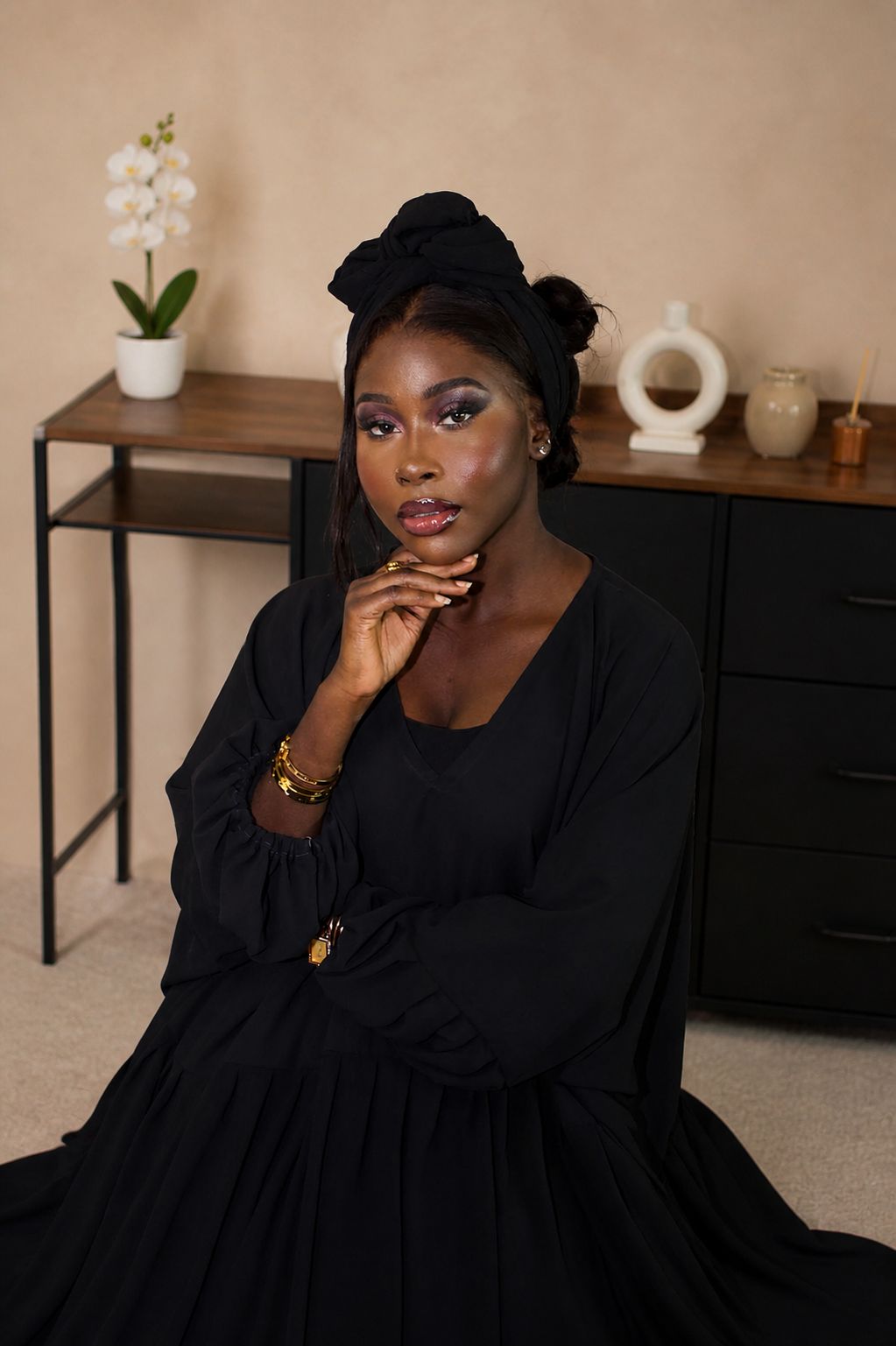 Robe Noire Oversize