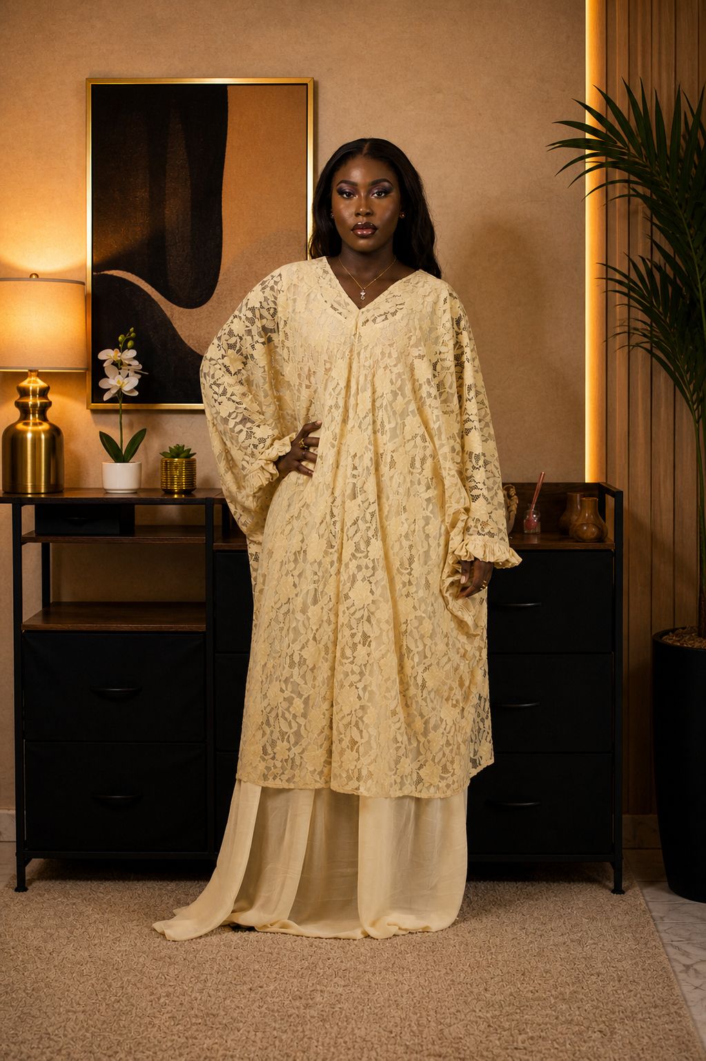 Ensemble Jupe Robe Dentelle